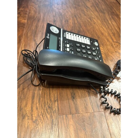 AT&T 993 2-Line Corded Desk Phone Telephone Caller ID & Speakerphone UNTESTED - Picture 4 of 8